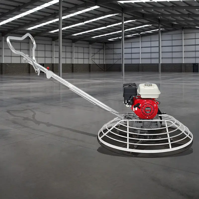 High Power Concrete Pavement Polishing Machine Small Handheld Adjustable Electric Trowel — view 1
