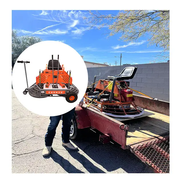 Concrete Polish Helicopter Ride on Floor Leveling Power Trowel Concrete Float Concrete Smooth Machine — view 1