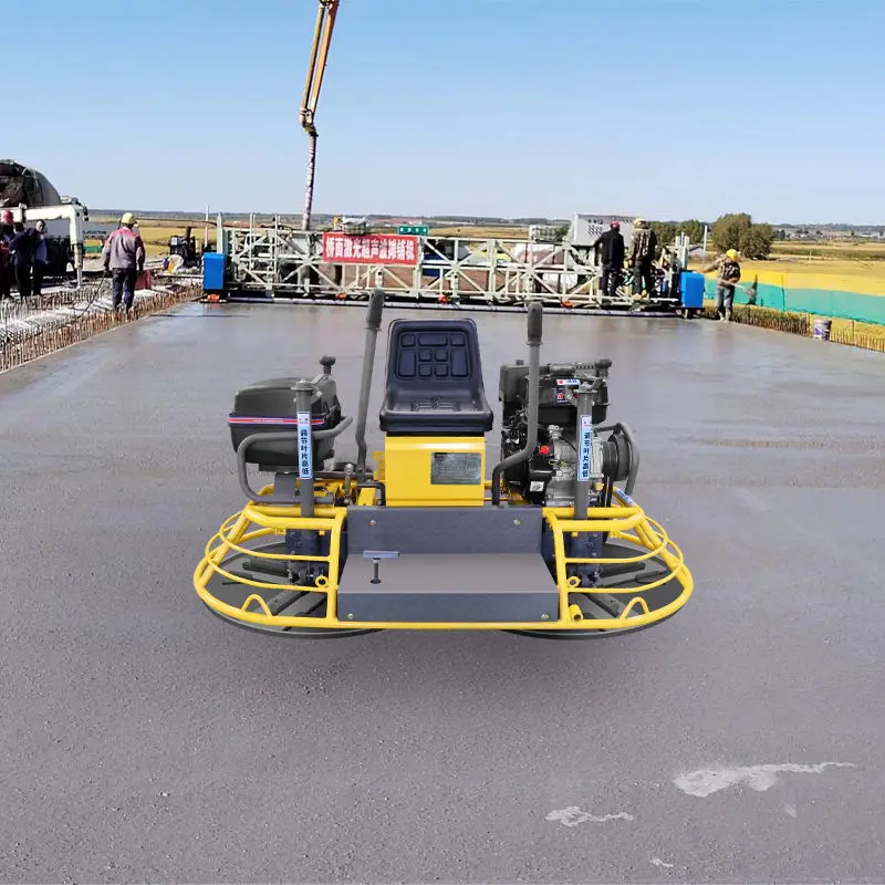 Concrete Polish Helicopter Ride on Floor Leveling Power Trowel Concrete Float Concrete Smooth Machine — image 6