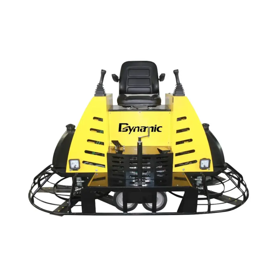Fully Automatic Cement Concrete Ride on Power Trowel Continuously Variable Speed Road Polishing Machine — view 1