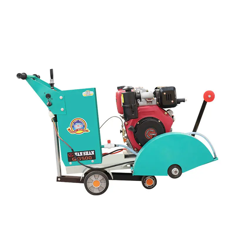 Gasoline Engine Concrete Road Diamond Cutter Petrol Floor Saw Cutting Machine — image 5