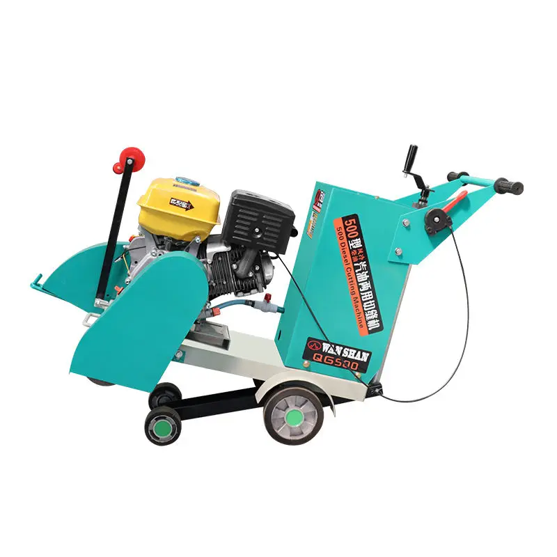 Gasoline Engine Concrete Road Diamond Cutter Petrol Floor Saw Cutting Machine — image 6