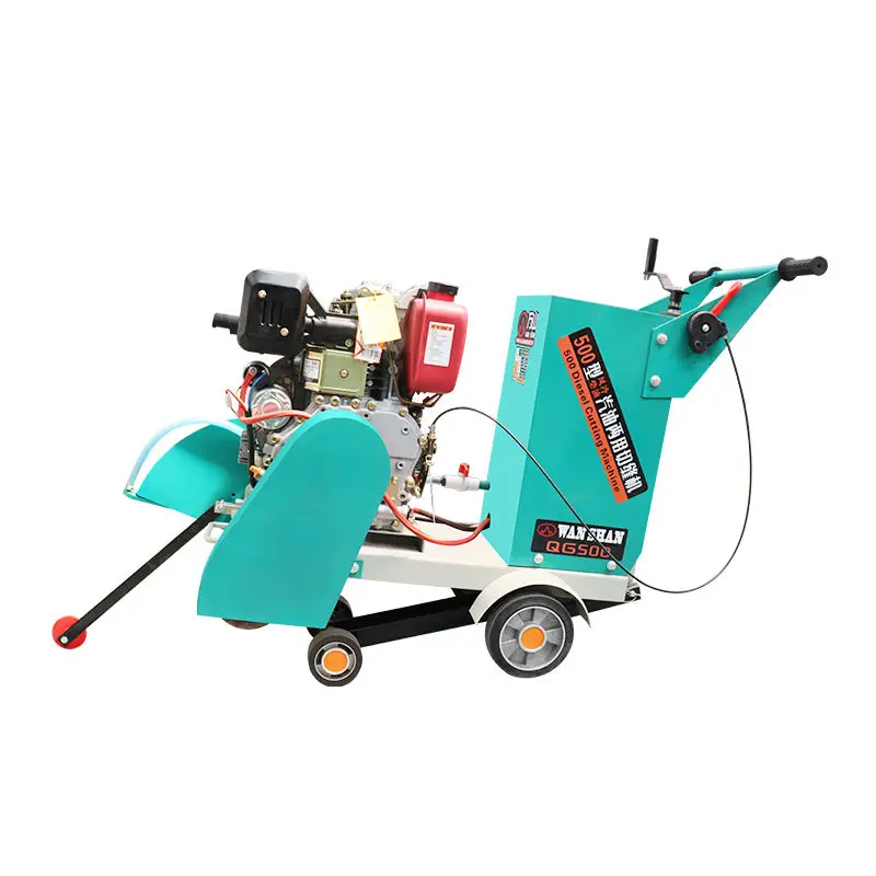 Gasoline Engine Concrete Road Diamond Cutter Petrol Floor Saw Cutting Machine — image 7