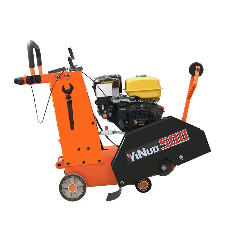 Asphalt Road Cutter Machine Portable Concrete Floor Saw Walk Behind Road Cutting Curb Cutter — image 3