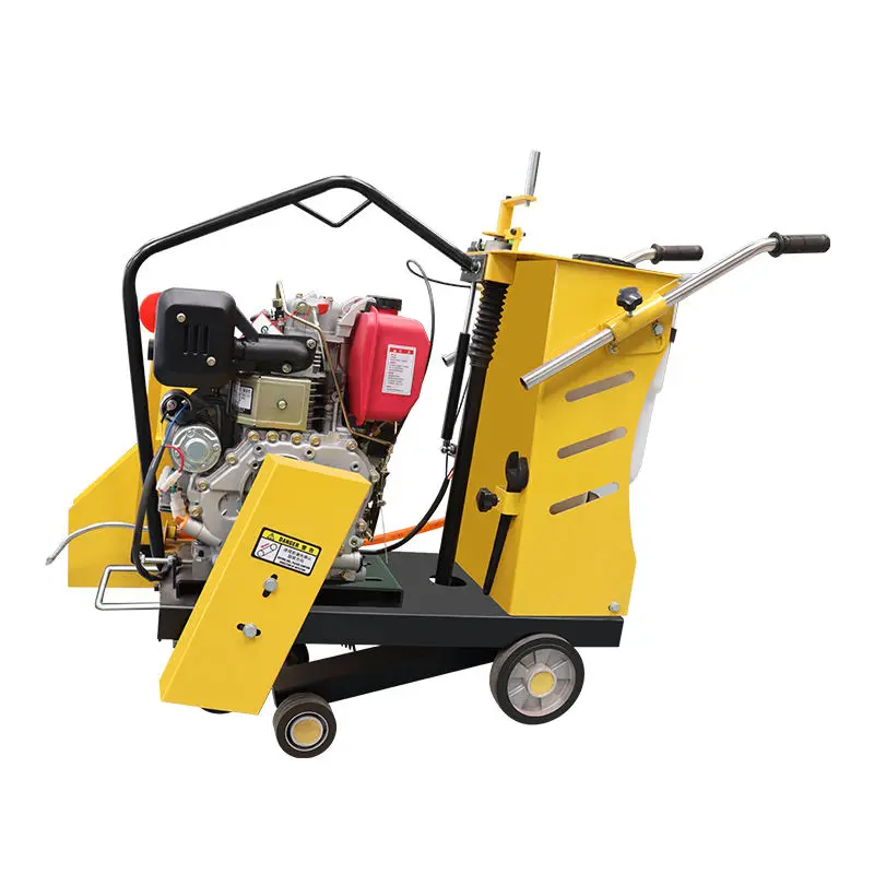 Asphalt Road Cutter Machine Portable Concrete Floor Saw Walk Behind Road Cutting Curb Cutter — image 5