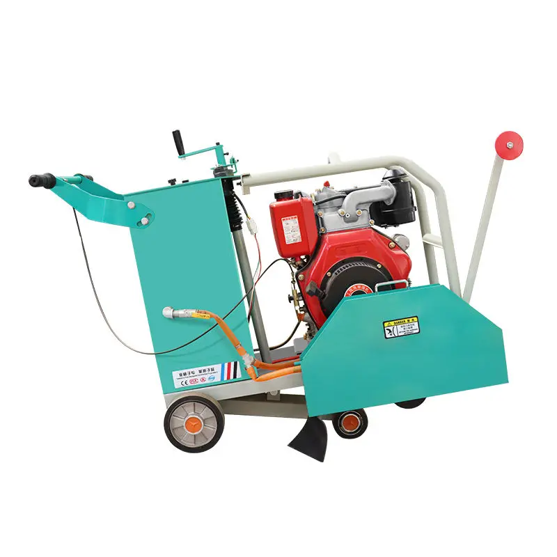 Asphalt Road Cutter Machine Portable Concrete Floor Saw Walk Behind Road Cutting Curb Cutter — image 7
