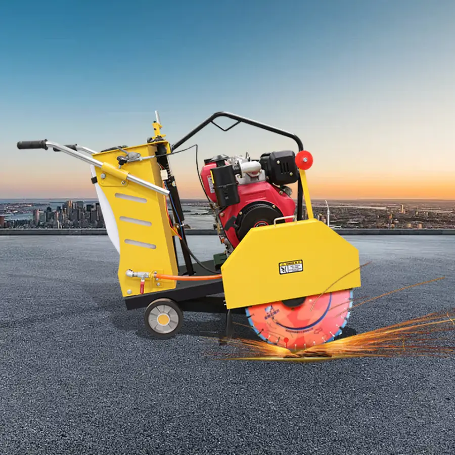350mm Portable Concrete Cut Saw Cutter Gasoline Engine Asphalt Cutting Tool — image 4