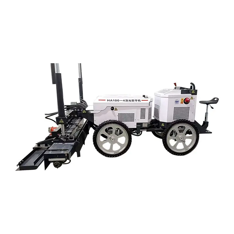 High-efficiency Vibration Floor Concrete Laser Leveler Machinery Ground Tool Laser Screed Leveling Machine — view 1
