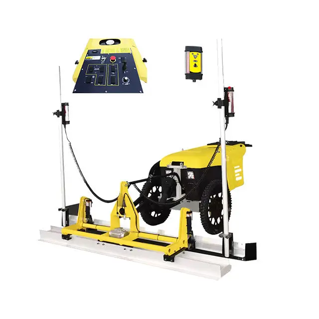 Laser Screed Hydraulic Leveling Frame Leveling Automatic Level Laser Concrete Screed Machine — view 1