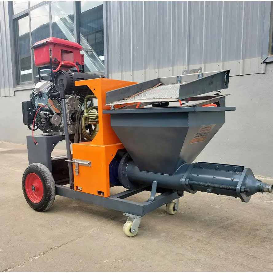 High Pressure Plastering Concrete Mixer and Mortar Gypsum Spraying Machine — image 5