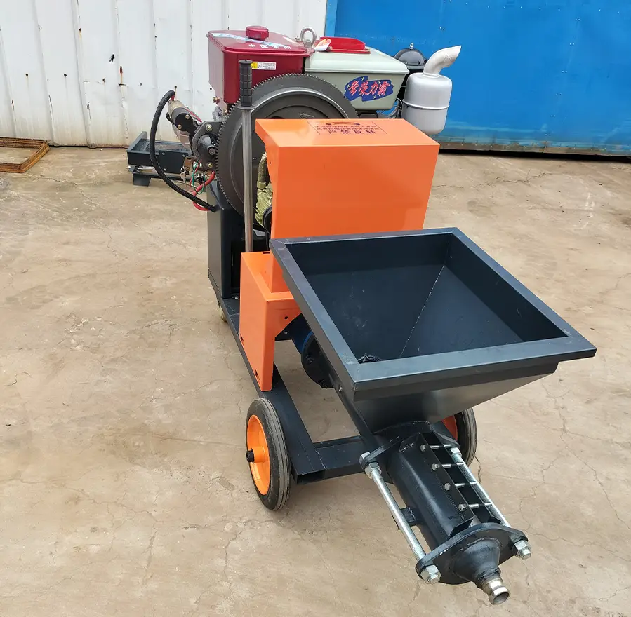 High Pressure Plastering Concrete Mixer and Mortar Gypsum Spraying Machine — image 6