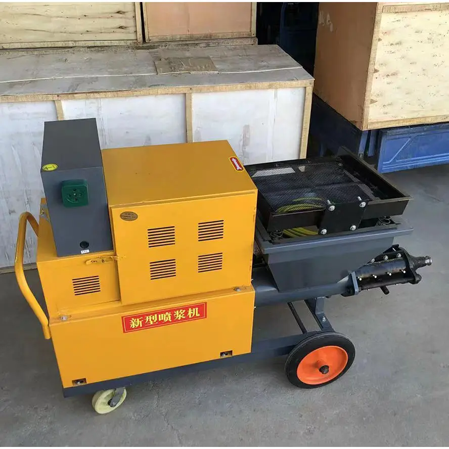 High Pressure Plastering Concrete Mixer and Mortar Gypsum Spraying Machine — image 7