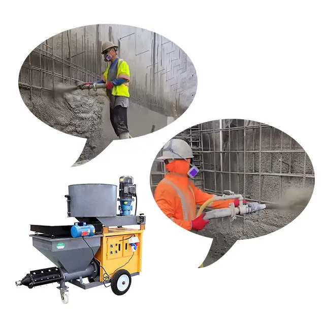 Automatic Wall Tools Cement Plastering Rendering Machine Mortar Plaster Spraying Machine — view 1