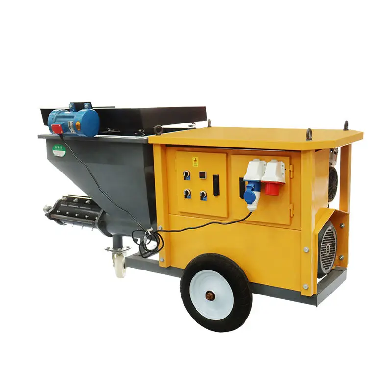 220v 380v Concrete Spraying Machine for Sale Wall Mortar Puttly Spray Machine Cement Concrete Spray Machines — image 5