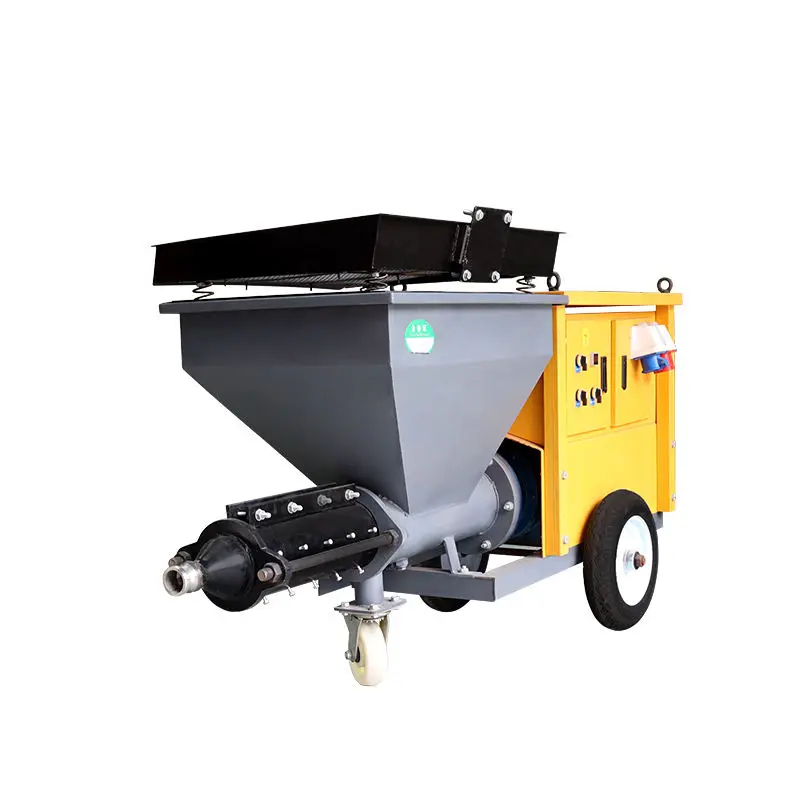 Style 711 Wall Screeding Plaster Mortar Spray Machine China Price Core Components Pump Motor for Cement & Concrete Spraying — image 4