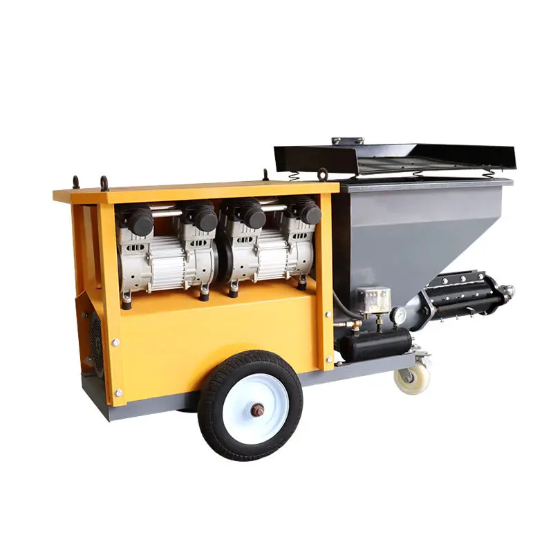 Style 711 Wall Screeding Plaster Mortar Spray Machine China Price Core Components Pump Motor for Cement & Concrete Spraying — image 6