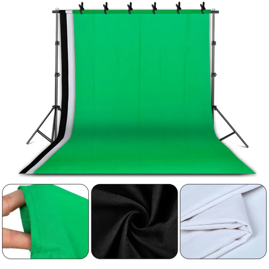 Full Photo Studio Equipment Set Backdrop Stand 5 in 1 Reflector Photography Accessories Lighting Kit Umbrella Soft Box Set — image 2