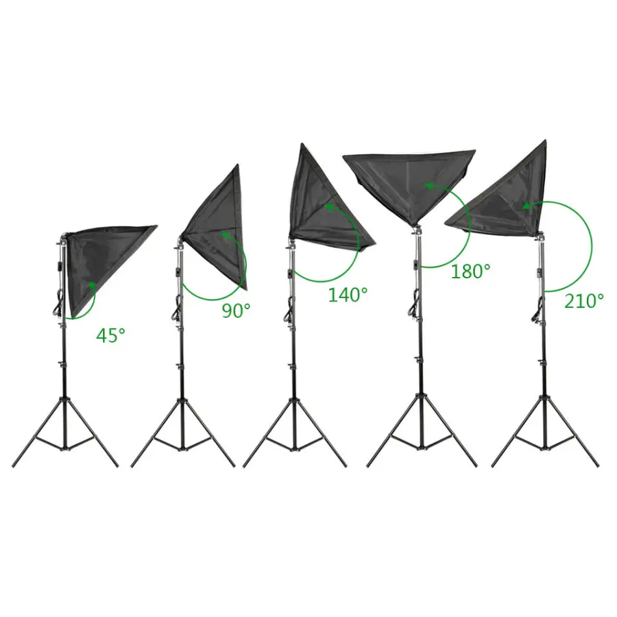 6.6x10ft Photography Accessories Video Lighting Kit Set Umbrella Softbox Backdrop and 5 in 1 Reflector for Photo Studio — image 4