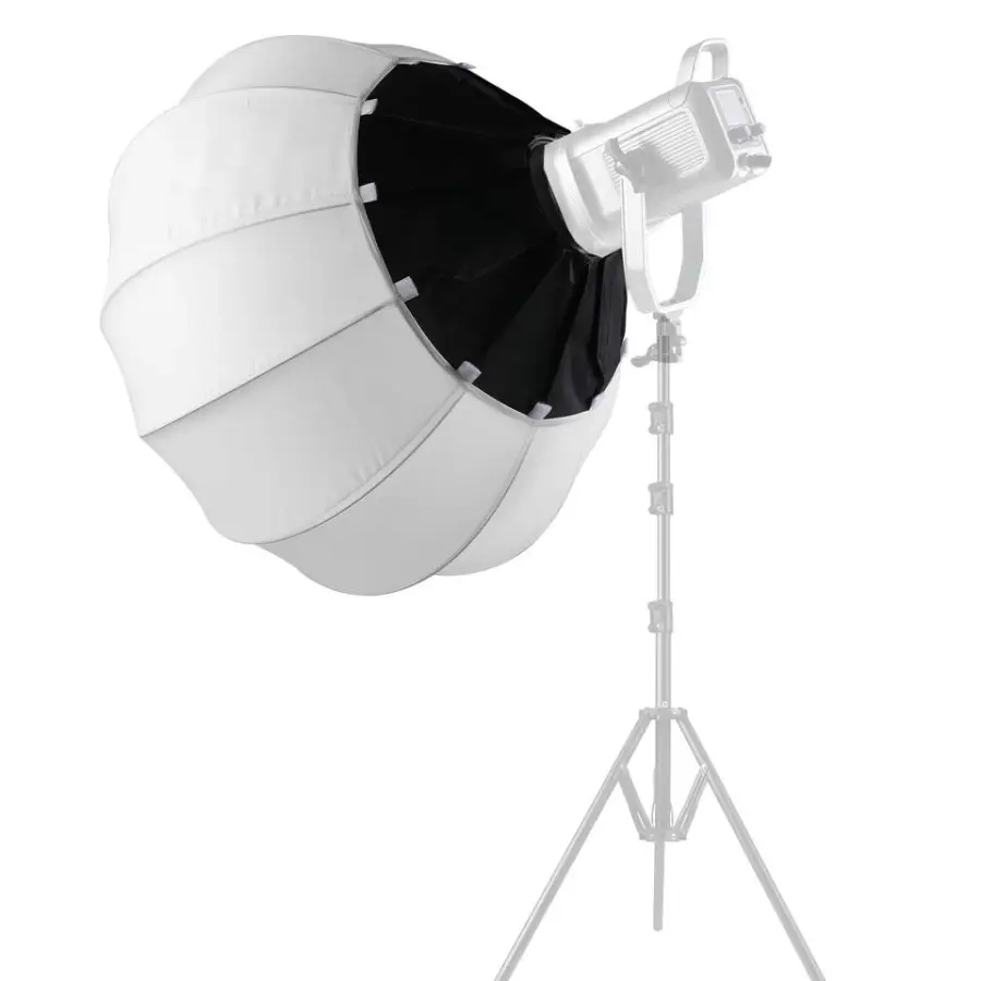 65cm Easy Setup Foldable Lantern Softbox SpeedLite Flash Continuous Light Soft Box for Portrait Photography Video Studio — view 1
