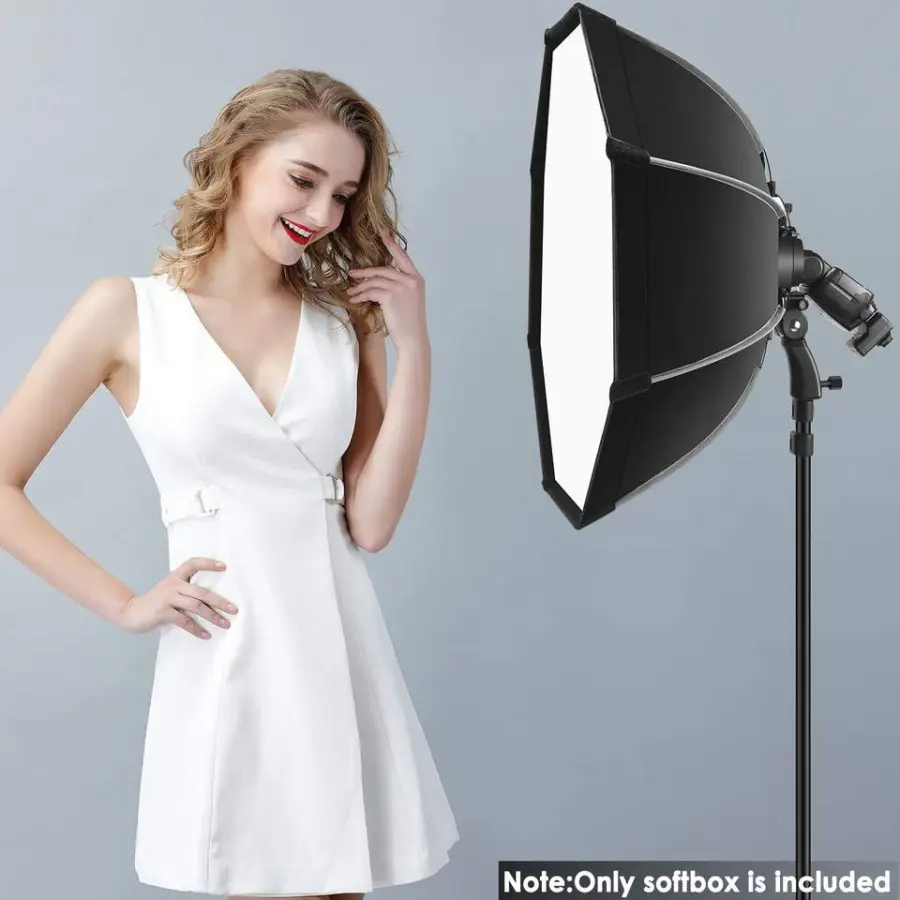 Most Popular Video Studio Soft Box Lighting Kit for Photography 65/90/120 cm Bowen's Mount Octagon Softbox Light — image 4