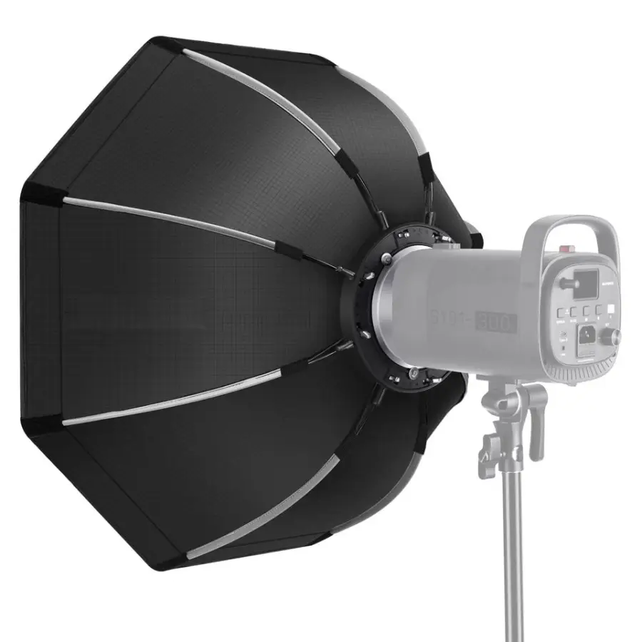 Most Popular Video Studio Soft Box Lighting Kit for Photography 65/90/120 cm Bowen's Mount Octagon Softbox Light — image 5