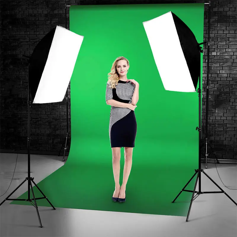 50*70cm Photo Studio Softbox 4 E27 Lamp Holder Socket Photographic Equipment Soft Box Kit with 2.1m Tripod — image 4