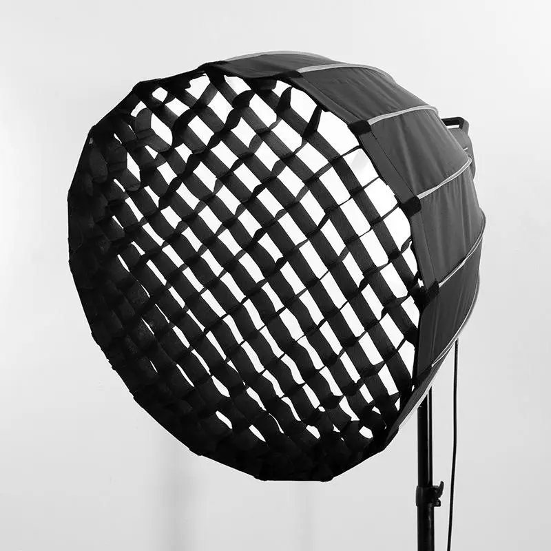 Tianmei's Choice Quick Set up 70 90 120 cm Bowen's Mount Photography Parabolic Soft Box for Godox Neewer GVM Aputure Ama — view 1