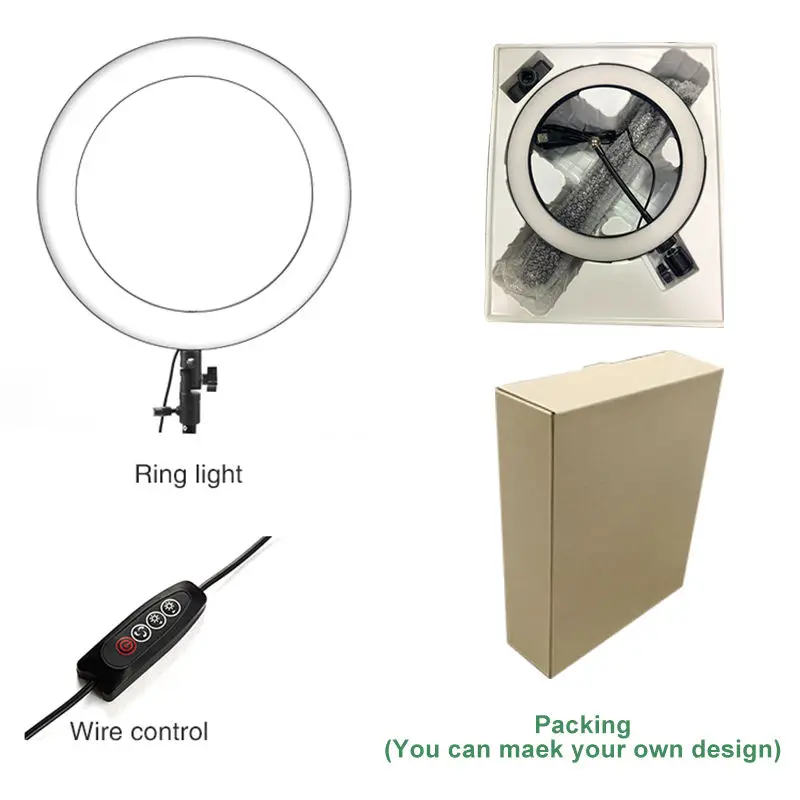 20% off Wholesale Price 10 Inch 26cm Selfie Ring Light Lamp Makeup Live Video Led Ringlight Beauty Make up — image 6
