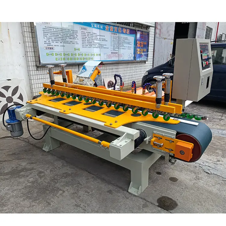 Auto Beveling Machine Porcelain Tiles 45 Degree Angle Cutting Squaring Chamfering — view 1