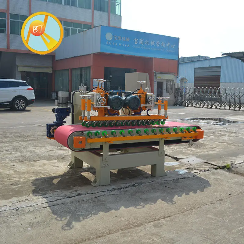 High Quality Good Price Professional Front and Back Precision Ceramic Tile Cutting Machine CNC 2 Disc With Conveyor — image 3