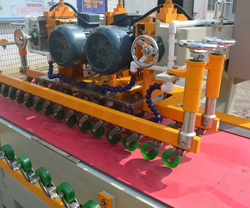 High Quality Good Price Professional Front and Back Precision Ceramic Tile Cutting Machine CNC 2 Disc With Conveyor — image 6