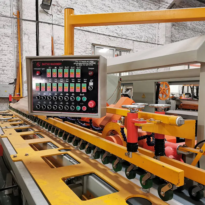 BAOTAO Stone Cutting Machine for Chamfering Bullnose Polishing Marble Granite Ceramic Tiles with Arc Edge for Stair Steps — image 4