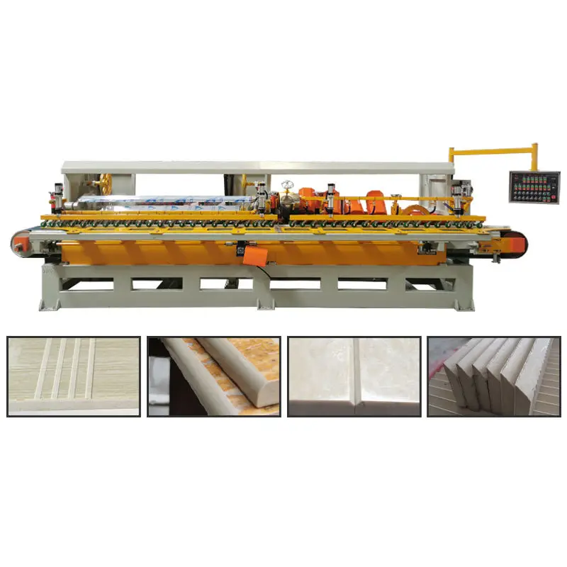 Customized 14-Grinding Heads Bullnose Tile Machine Ceramic Floor Tiles Production Line for Marble Export to Middle East — image 3