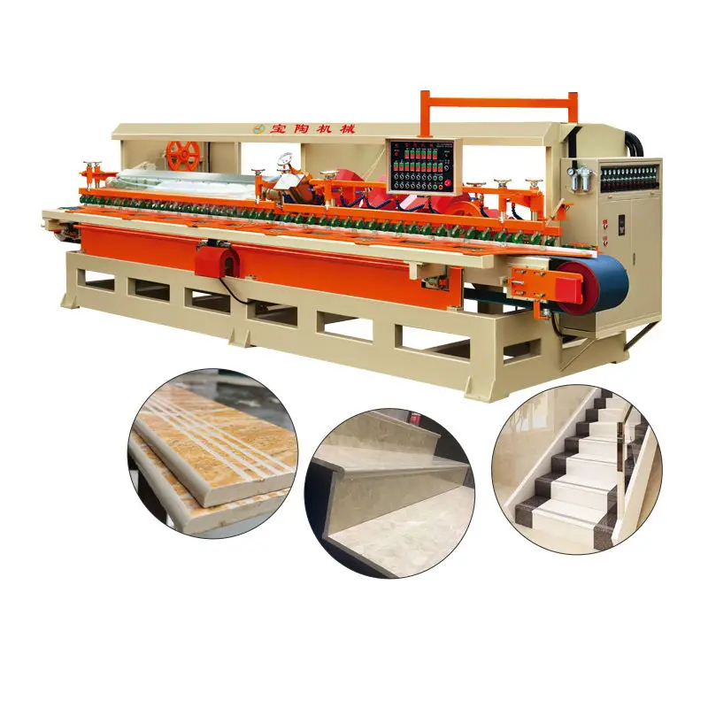 Customized 14-Grinding Heads Bullnose Tile Machine Ceramic Floor Tiles Production Line for Marble Export to Middle East — image 5