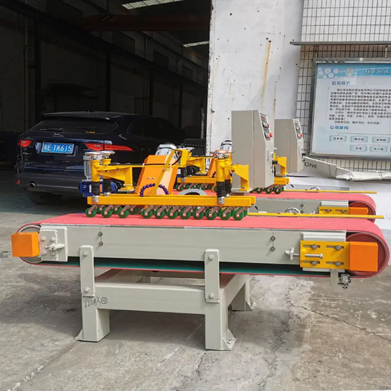 Baotao Best Sale Automatic 45 Degree Ceramic Tile Edge Milling Cutting Stone Edge Squaring and Chamfering Machine — view 1