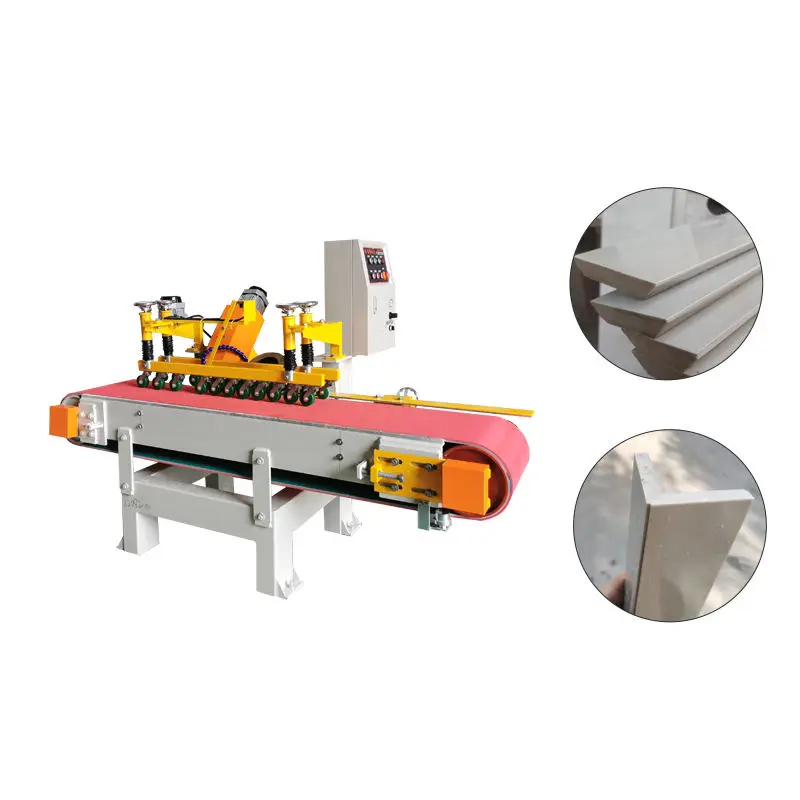 Baotao Best Sale Automatic 45 Degree Ceramic Tile Edge Milling Cutting Stone Edge Squaring and Chamfering Machine — image 3