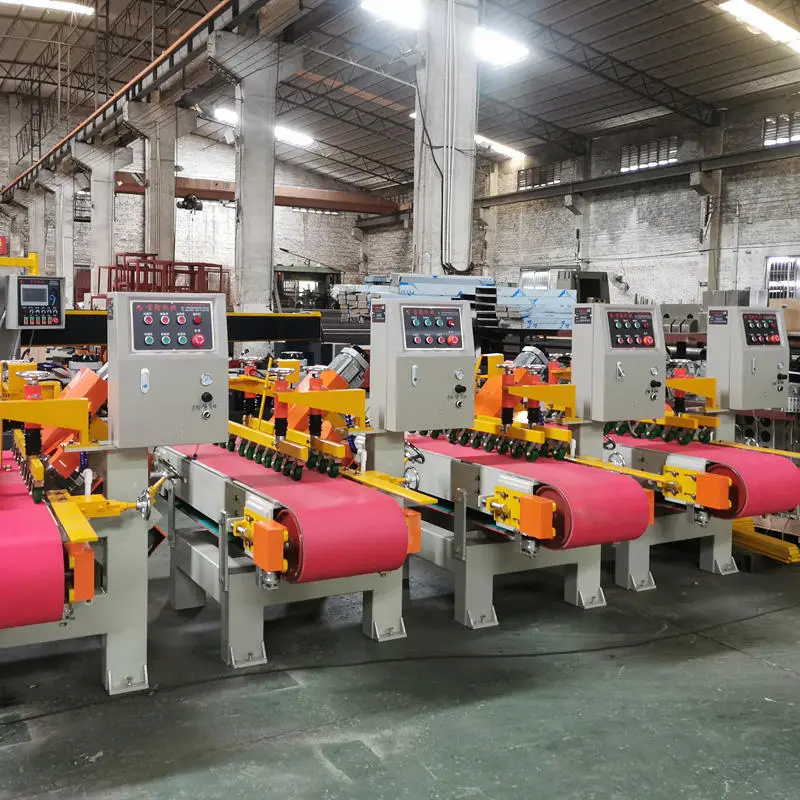 Baotao Best Sale Automatic 45 Degree Ceramic Tile Edge Milling Cutting Stone Edge Squaring and Chamfering Machine — image 5