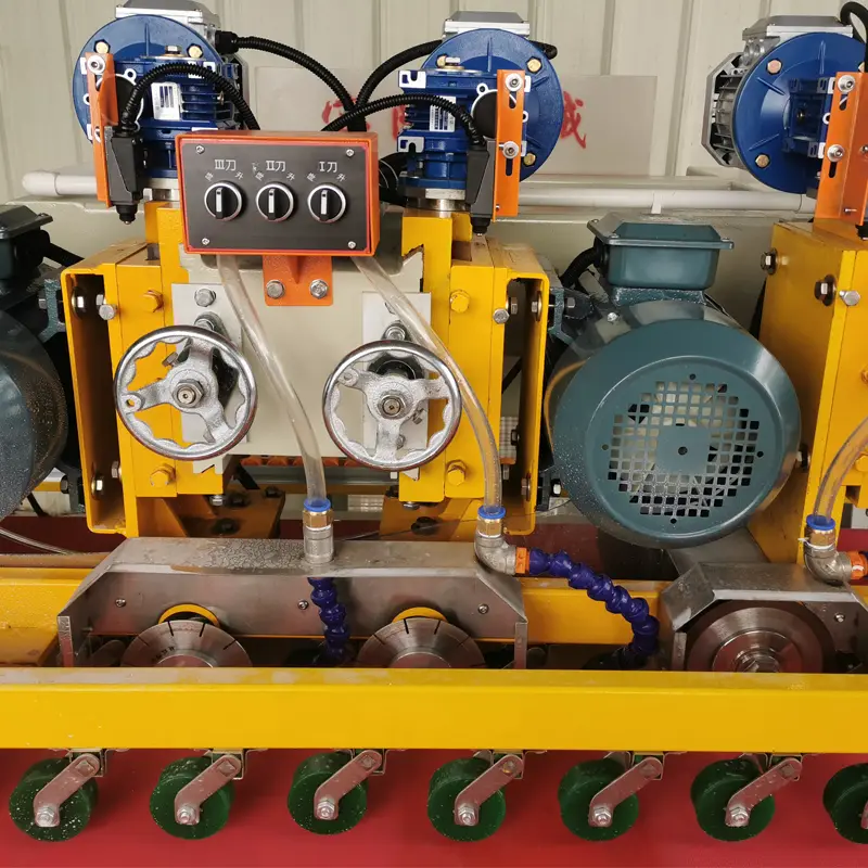 Automatic Water Jet Ceramic Wet Saw Cutter 3KW Motor Tile Cutting Machine with PLC for Stone Cutting — image 4