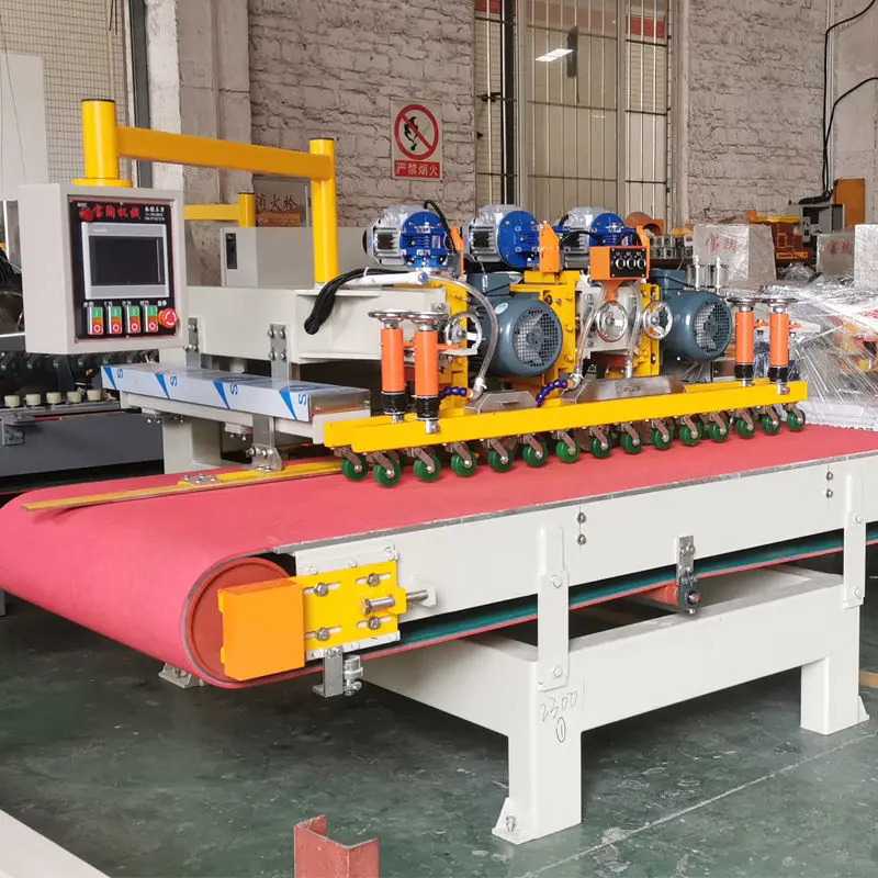 Automatic Water Jet Ceramic Wet Saw Cutter 3KW Motor Tile Cutting Machine with PLC for Stone Cutting — image 7