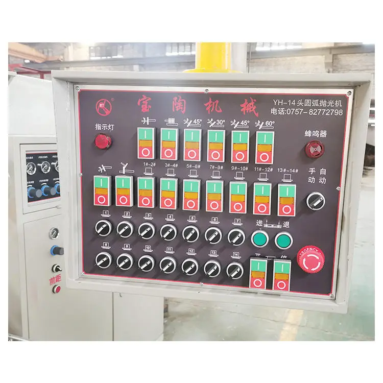 Arc Edges Polish and Automatic Chamfering Porcelain Tile Bullnose Sheet Large Multihead Granite Stone Edge Polishing Machine — image 5