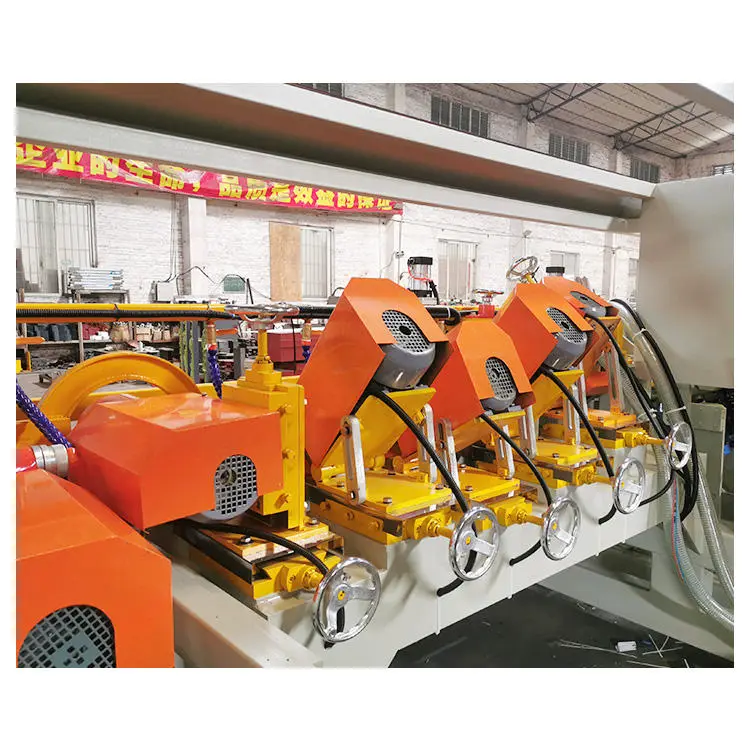 Arc Edges Polish and Automatic Chamfering Porcelain Tile Bullnose Sheet Large Multihead Granite Stone Edge Polishing Machine — image 7