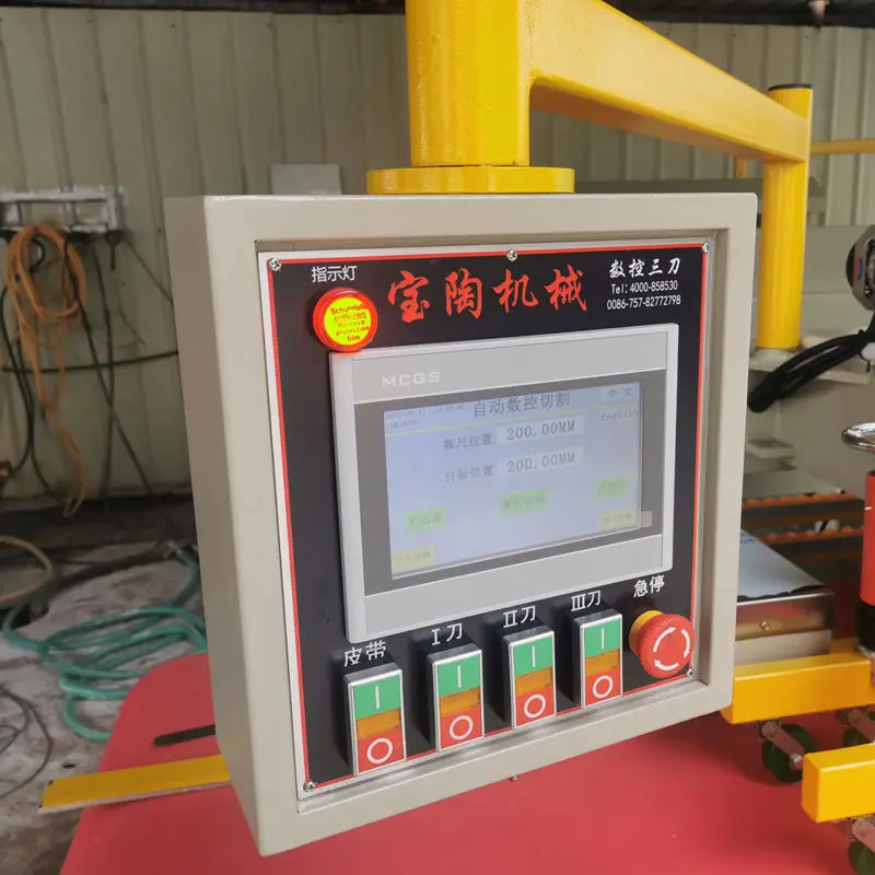 Big Size Ceramic Tile Cutting Machine Making Machinery Multi Blade Saw Stone Electric Waterjet Design for Marble Edge Grinding — image 7