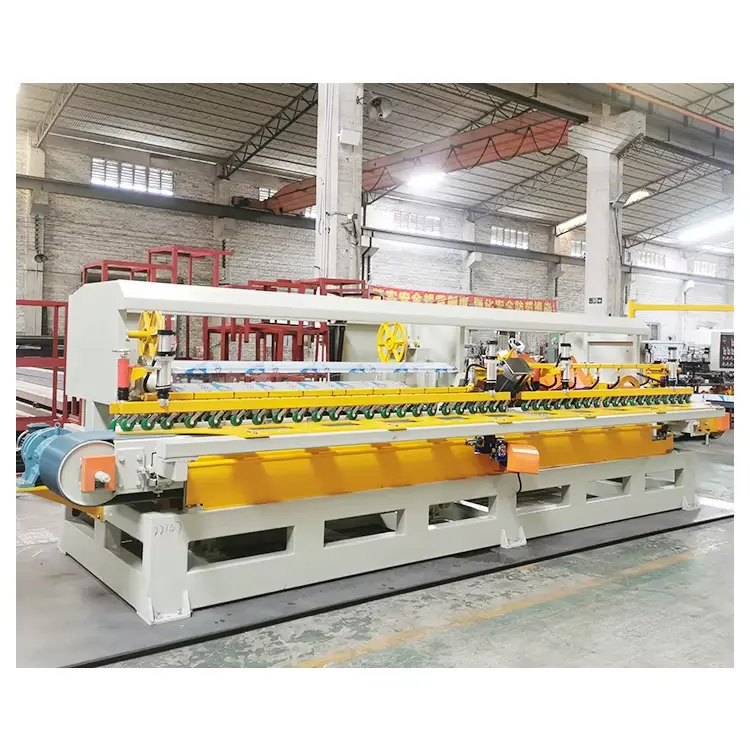 Baotao 14-Head Arc Ceramic Tiles Edge Stone Bullnose Machine Automatic Polishing for Marble Granite PLC Motor Gear Pump — view 1
