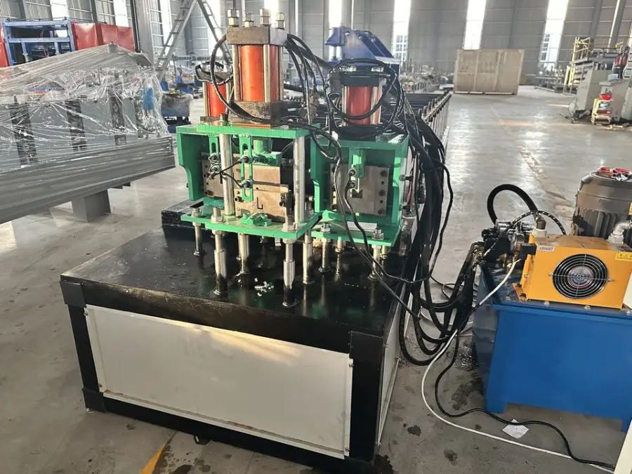 Light Steel Keel CU Shape Roll Forming Machine Drywall Frame Metal Ceiling Stud Track Making Machine — image 3