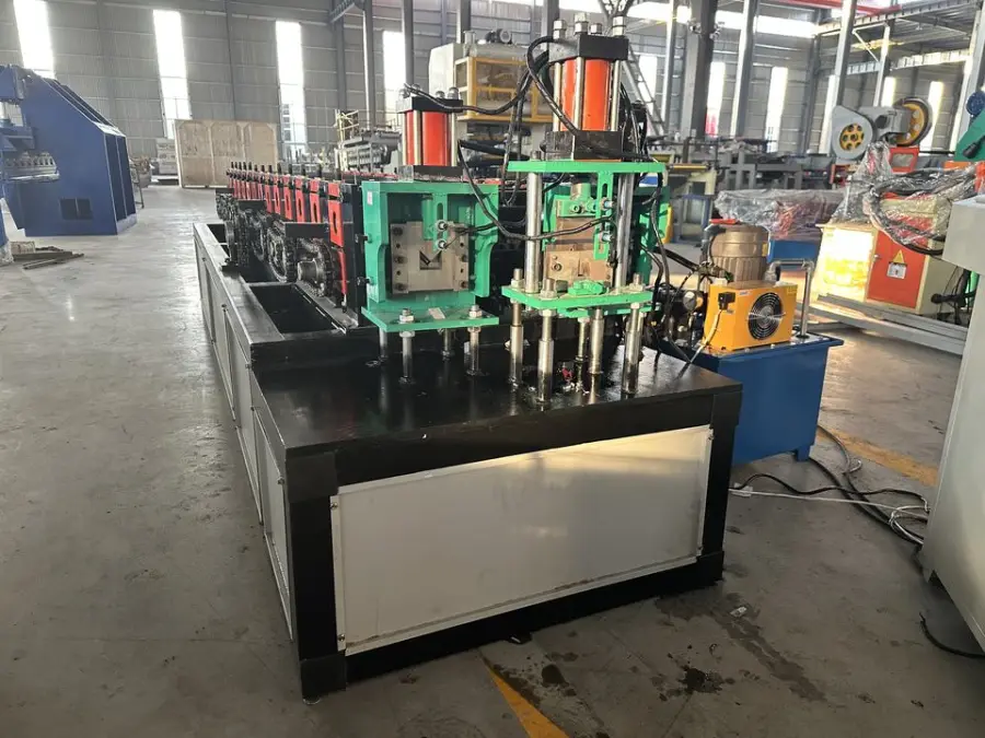 Light Steel Keel CU Shape Roll Forming Machine Drywall Frame Metal Ceiling Stud Track Making Machine — image 4