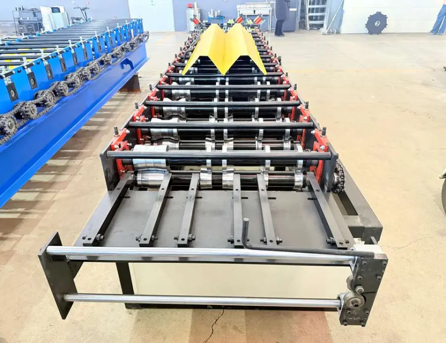 3 in 1 Metal Keel Roll Forming Machine Perforated Omega C Channel UW Steel Frame Stud and Track Making Machine — image 7