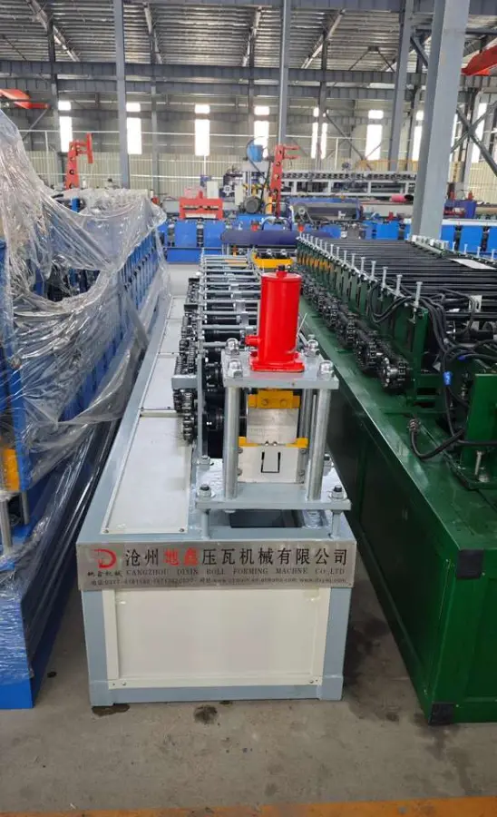 Steel Keel Customized Profile CD UW Frame Making Machine C Channel Metal Purlin Roll Forming Machine — image 4