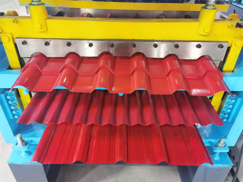 Three Layers Trapezoidal Tile Roll Forming Machine Roll Forming Machine — image 3