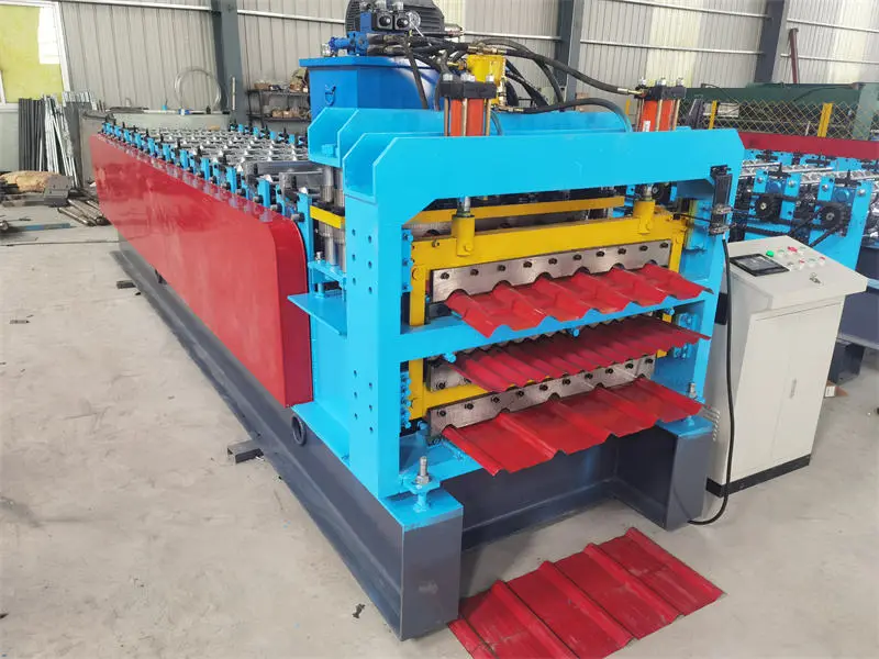 Three Layers Trapezoidal Tile Roll Forming Machine Roll Forming Machine — image 4