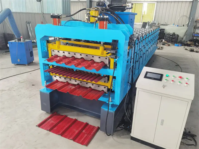 Three Layers Trapezoidal Tile Roll Forming Machine Roll Forming Machine — image 5